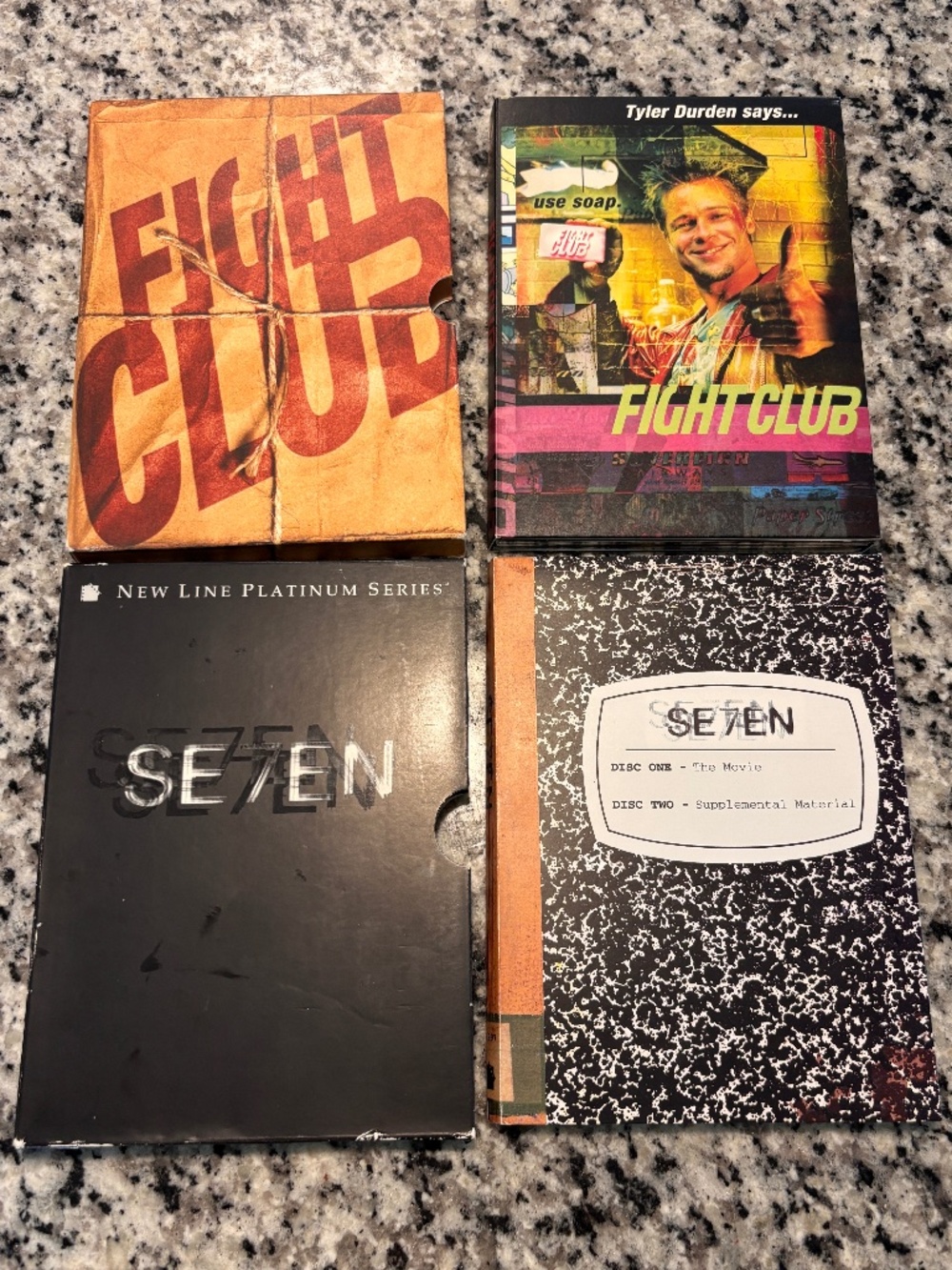 "Fight Club" and "Se7en" DVD Collectors Set